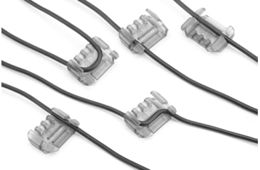 Image of Strike Industries Multidirectional Picatinny Rail Cover with Cable Management System, 6pcs/pack, Black, One Size, SI-AR-CMS-MP