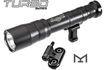 Image of SureFire M640DFT Turbo Scout Light Pro LED Weapon Light, 123A, 550 Lumens, Black, M640DFT-BK-PRO