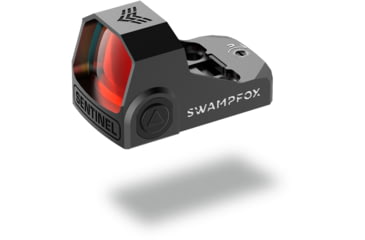 Image of Swampfox Sentinel Ultra Compact Micro Red Dot Sight, 1x16mm, 3 MOA Red Dot Reticle, Manual Brightness, Black, SNL00116-RDM