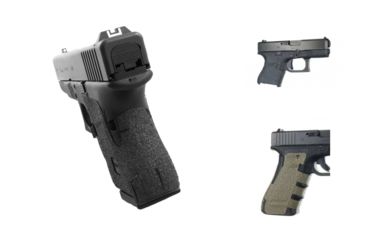 Image of Talon Grips Handgun Grip for Glock, Black, Granulate/Black, Moss