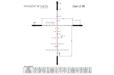 Image of Tangent Theta Inc. TT315 M-Series 3-15x50mm Rifle Scope, 30mm, Mrad Adjust, Gen 2 XR Reticle, Matte Black, 800102-0001