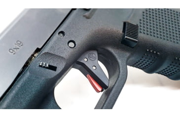 Image of Timney Triggers Alpha Competition Trigger, Glock 17/19/22/23/26/27/31/32/33/34/35 Gen 3-4, Red, ALPHA GLOCK 3-4 - RED