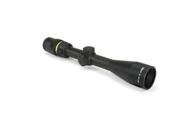Image of Trijicon AccuPoint TR-20 3-9x40mm Rifle Scope, 1 in Tube, Second Focal Plane, Black, Amber Standard Duplex Crosshair w/ Dot Reticle, MOA Adjustment, 200001