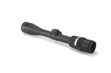Image of Trijicon AccuPoint TR-20 3-9x40mm Rifle Scope, 1 in Tube, Second Focal Plane, Black, Green BAC Triangle Post Reticle, MOA Adjustment, 200008