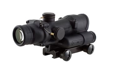 Image of Trijicon ACOG TA02 LED 4x32mm Rifle Scope, Black, Red Horseshoe/Dot .223 / 5.56x45mm Reticle, MOA Adjustment, 100394