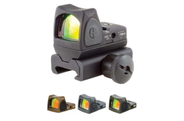 Image of Trijicon RM06 RMR Type 2 Adjustable LED 3.25 MOA Red Dot Sight, Black, Coyote Brown, Gray, ODG
