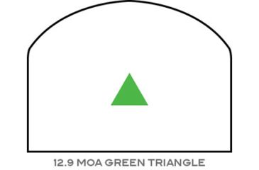 Image of Trijicon RMR Dual Illuminated Reflex Sight, 12.9 MOA Green Triangle, No Mount, Sniper Gray, 700280