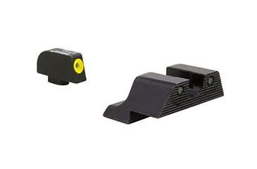 Image of Trijicon Trijicon HD XR Night Sight Set, Yellow Front Outline for Glock Models 42 and 43, Black GL613-C-600845