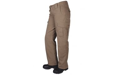 Image of Tru-Spec Women's Ascent Pants - Unhemmed, 6.5oz. Polyester/Cotton Micro Rip-Stop, 24-7 Series, Coyote, 0 1043001