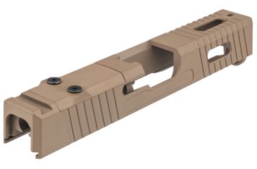 Image of TRYBE Defense Pistol Slide, Glock 19, Gen 3, DeltaPoint Pro Cut, FDE Cerakote, SLDG19G3DP-FDE