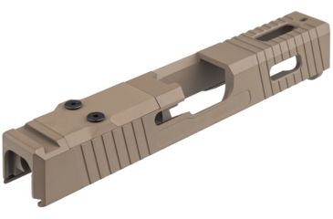 Image of TRYBE Defense Pistol Slide, Glock 19, Gen 3, Viper Cut, FDE Cerakote, SLDG19G3VPR-FDE