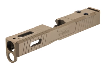 Image of TRYBE Defense TRYBE Defense Pistol Slide, Glock 19, Gen 4, Venom Cut, Version 1, FDE Cerakote, SLDG19G4VNM-FDE