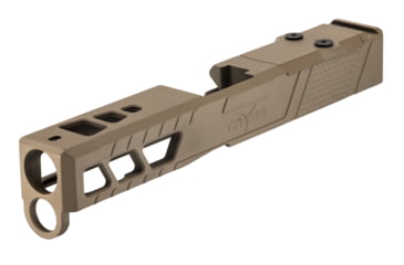 Image of TRYBE Defense TRYBE Defense Pistol Slide, Glock 19, Gen 4, Venom Cut, Version 2, FDE Cerakote, SLDG19G4VNMV2-FDE