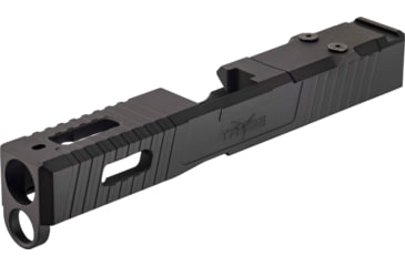 Image of TRYBE Defense TRYBE Defense Pistol Slide, Glock 19, Gen 5, Venom Cut, Version 1, Black Cerakote SLDG19G5VNM-BN