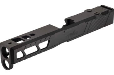 Image of TRYBE Defense TRYBE Defense Pistol Slide, Glock 19, Gen 5, Venom Cut, Version 2, Black Cerakote SLDG19G5VNMV2-BN