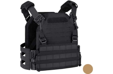 Image of UARM FPC Featherweight Plate Carrier, Pocket Cummerbund, Coyote, S, FPCSC-ACLPCSC