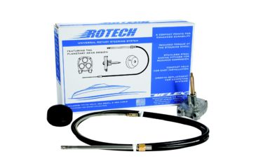 Image of Uflex USA Rotech 11' Rotary Steering Package - Cable, Bezel, Helm 35946
