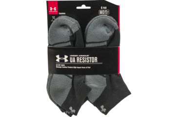 Under Armour 6 Pairs Men's Resistor Lo Cut Socks | Free Shipping over $49!