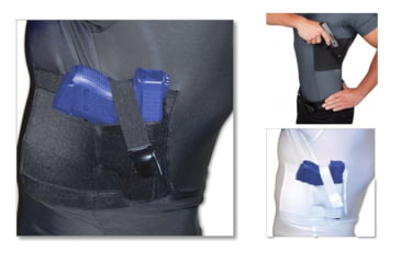 Image of Undertech Undercover Ultimate Crew-Neck Concealment Holster Shirts, Black, Grey, White