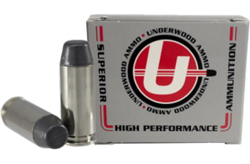 Image of Underwood Ammo 10mm Auto 200 Grain Coated Hard Cast Nickel Plated Brass Cased Pistol Ammo, 20 Rounds, 248