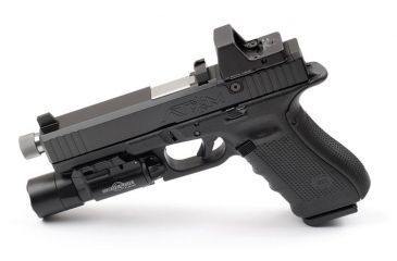 Image of Unity Tactical Atom Slide, Glock 17 Gen 4, Stripped, Black, ATS-GS4-G17B