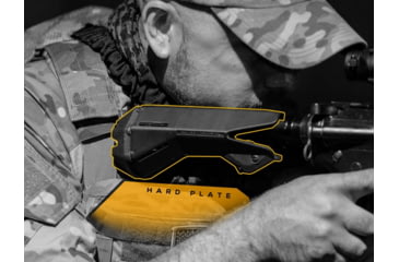 Image of Valiant Dynamics EvolvR Telescoping Combat Stock, Black, Commercial Buffer Tube, E111-00-C-BLK