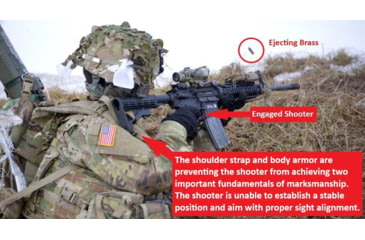 Image of Valiant Dynamics EvolvR Telescoping Combat Stock, Black, Commercial Buffer Tube, E111-00-C-BLK