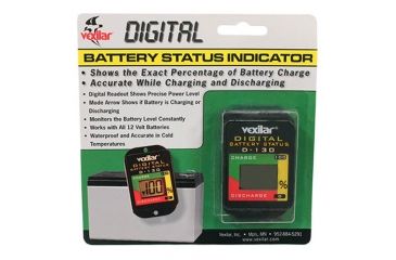 vexilar d130 battery status indicator