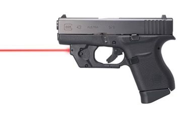 Image of Viridian Weapon Technologies Essential Red Laser Sight, Glock 42/43, Black, 912-0014