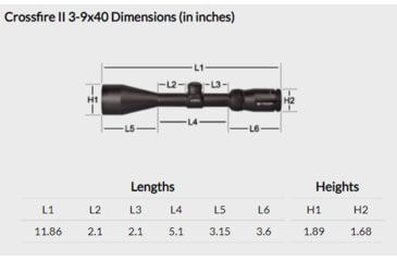 Image of Vortex Crossfire II 3-9x40mm Rifle Scope, 1in Tube, Second Focal Plane, Black, Hard Anodized, Non-Illuminated Dead-Hold BDC Reticle, MOA Adjustment, CF2-31007