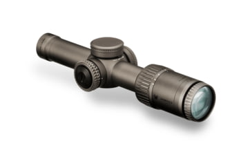 Image of Vortex Razor Gen II-E 1-6x24mm Rifle Scope, 30mm Tube, Second Focal Plane, Stealth Shadow, Hard Anodized, Red JM-1 BDC Reticle, MOA Adjustment, RZR-16008