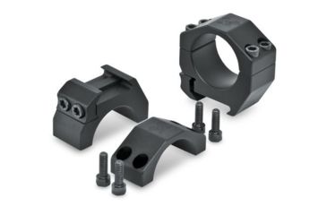Image of Vortex Precision Matched Rifle Scope Rings, 1 in Tube, Low - 0.76 in, Black, PMR-01-76-W