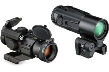 Image of Vortex StrikeFire II w/ 4 MOA Red/Green with Micro 6X Red Dot Sight Magnifier