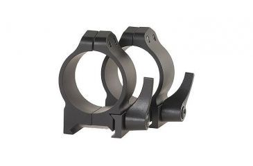 Image of Warne Maxima Steel Rings, 30mm, Weaver/Picatinny, QD, Extra High - Matte 216LM