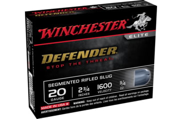 Winchester DEFENDER SHOTSHELL 20 Gauge 1 oz 2.75 ...