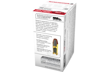 Image of Winchester USA HANDGUN .38 Special 130 grain Full Metal Jacket Centerfire Pistol Ammo, 100 Rounds, USA38SPVP