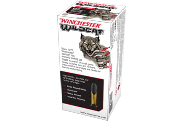 Image of Winchester WILDCAT .22 Long Rifle, 40 Grain, Lead Round Nose, Brass Cased, Rimfire Ammo, 500 Rounds, WW22LR