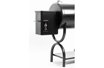 Image of Z Grills 550B 8-in-1 Wood Pellet Grill, BBQ &amp; Smoker, Black, 47x20x45, ZPG-550B
