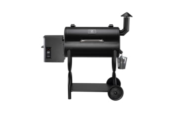 Image of Z Grills ZPG-550B 8-in-1 Wood Pellet Grill, BBQ &amp; Smoker, 47x20x45in, Black, Medium, ZPG-550B