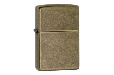 Image of Zippo Antique Brass Classic Style Lighter 201FB