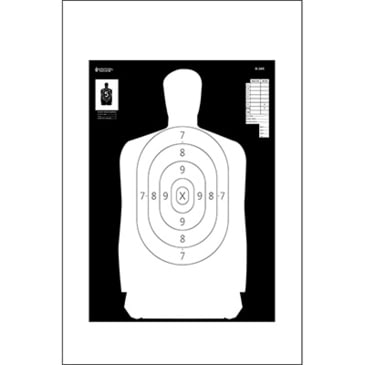 Action Target B 34r Reverse Of B 34 25 Yard Reduction Of B 27 Police Silhouette 100 Per Case 70 Off Free Shipping Over 49