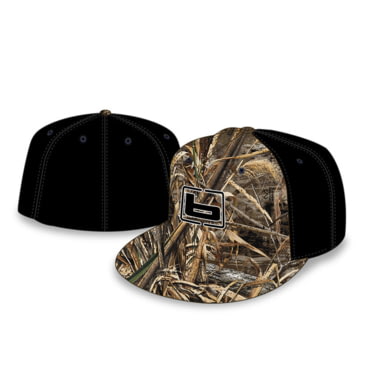 banded flat bill hat