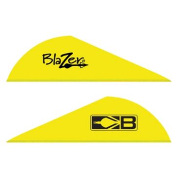 Bohning Blazer Vanes 2" Solid Neon Yellow 36pk 10831ny2 for sale online