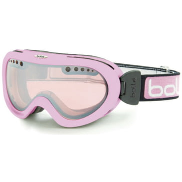 BOLLE Ski Goggles NEBULA Women's Small Fit Pink Stripes/ Vermillon Gun 20985 