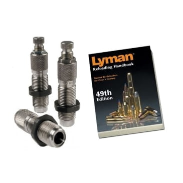 choice .25 to .500 cal SHIPS FREE Lyman Premium Carbide 3 Die Set for Pistols