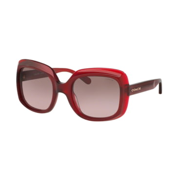 coach sunglasses red