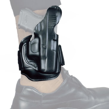 Desantis 044BA4CZ0 Black Right Hand Leather Ankle Holster For Sig P938 