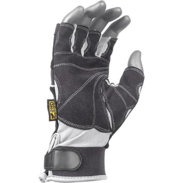 Medium DeWalt DPG230M Technicians Fingerless Synthetic Leather Glove