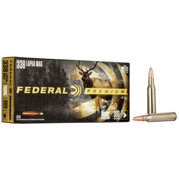 Federal Premium VITAL-SHOK .338 Lapua Magnum 300 Grain Nosler 