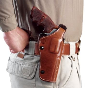 Thumb Break Leather Holster for Ruger GP100-4" inch Barrel Revolver 